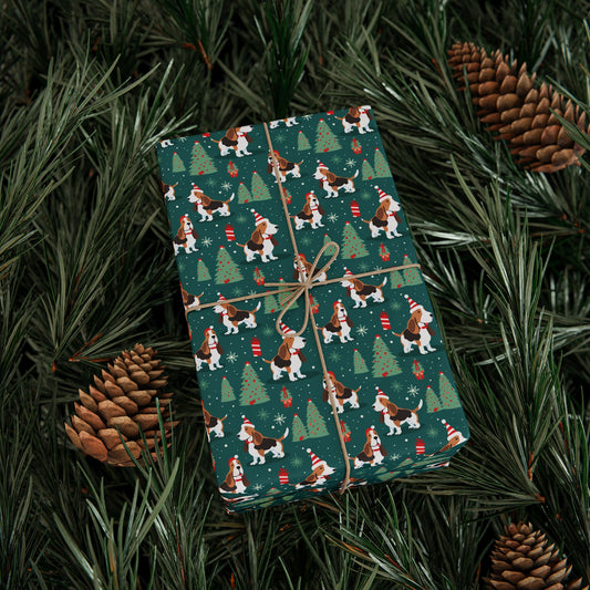 Basset Hound Christmas Cheer