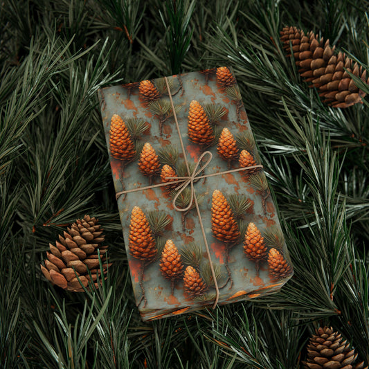 Maine State Flower : White Pine Cone & Tassel