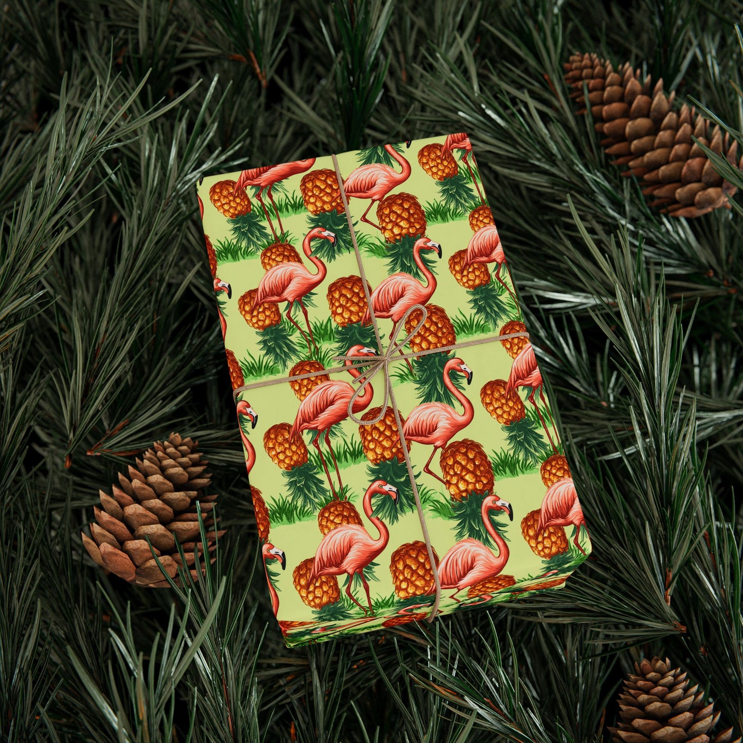 Flamingle With Pineapples